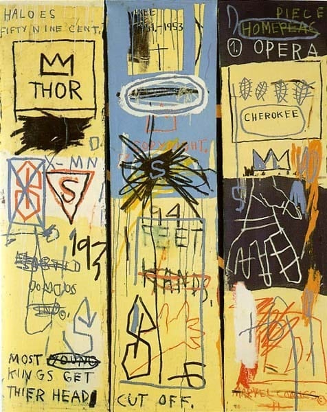 MOST YOUNG KINGS GET THEIR HEAD CUT OFF: Jay-Z on Jean-Michel Basquiat’s Charles The First.